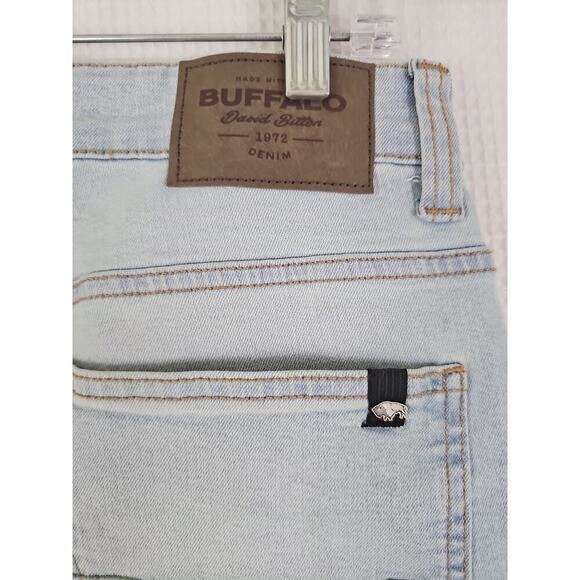 Buffalo David Bitton~Mens 32×32~Blue Slim Boot/King Jeans ASH-X Zip Fly $109 NWT - Picture 10 of 16